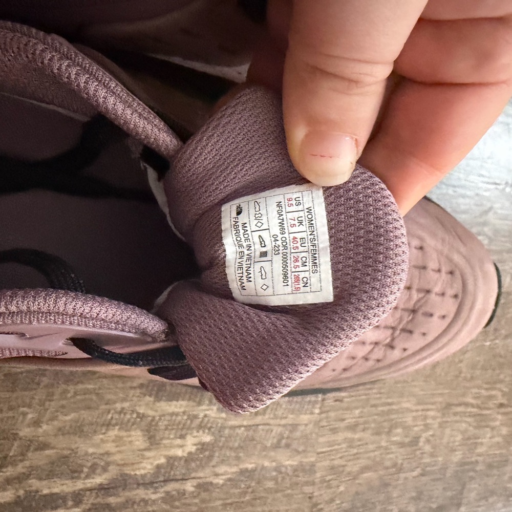 The North Face Mauve and Black Trail Shoes - Picture 8 of 8
